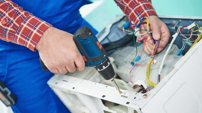Beypazarı Eminçelik Eminçelik çamaşır makinesi kart tamiri – Su almama arızası orijinal parça ile giderildi. - Teknik servis örneği