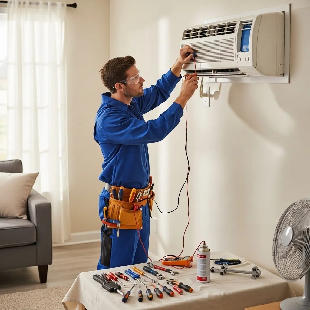 Beypazarı Eminçelik Eminçelik klima gaz dolumu ve bakım – Enerji verimliliği artırıldı. - Teknik servis örneği